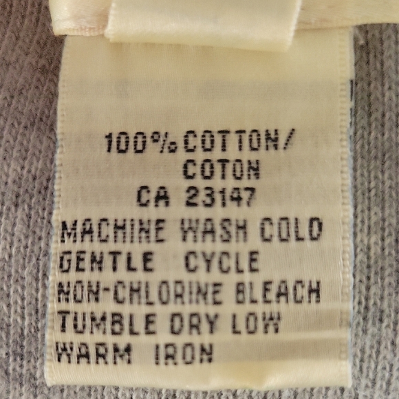 Talbots Light Gray Zip-Up Hoodie - Picture 5 of 5